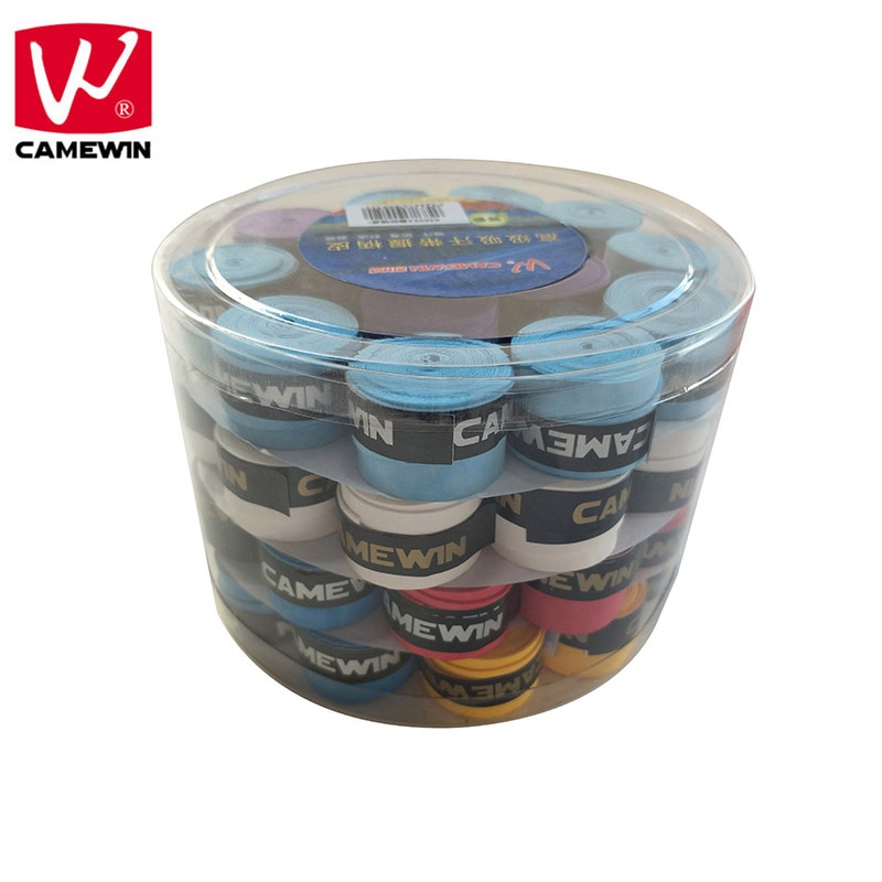 CAMEWIN 2 pièces/lot Sport anti-dérapant surgrip bandeau Griffband pour raquette de Badminton raquettes de Tennis sur la poignée