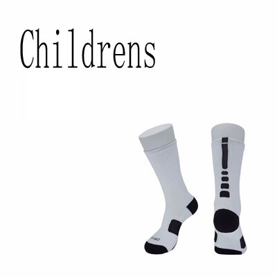 5 Pairs/lot Spring Autumn Teenagers Boys Basketball Socks Cotton Sports Socks Elastic Tube Socks Athletic Sox Heq555: children white