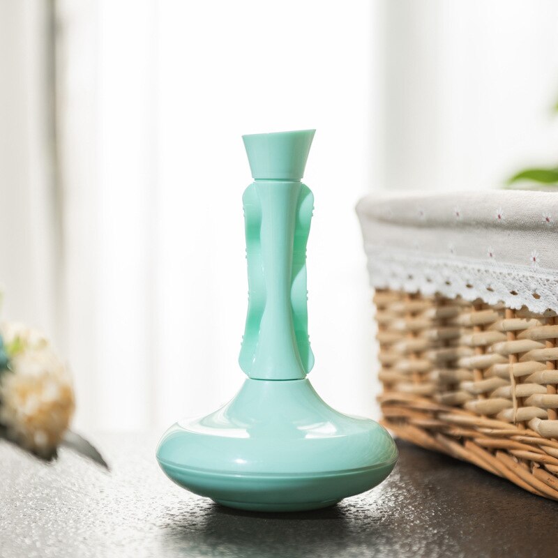 Ultrasonic whirlpool washing machine mini portable travel washer underwear socks small super shock wave washing machine: Green