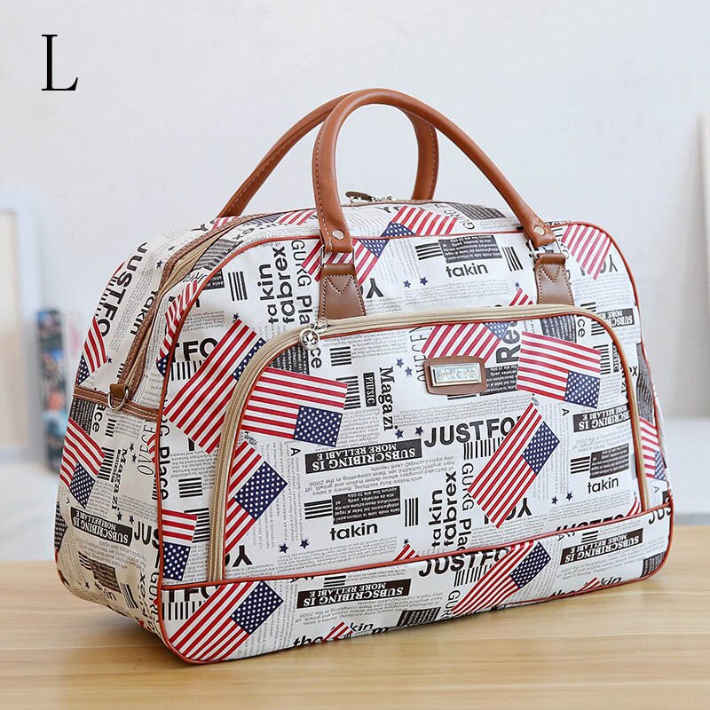 Wasserdicht Große Kapazität Frauen Reisetasche Wochenende Großen Duffle Taschen Weibliche PU Multifunktionale Hand Gepäck Schulter Tasche: L 10   Travel bag