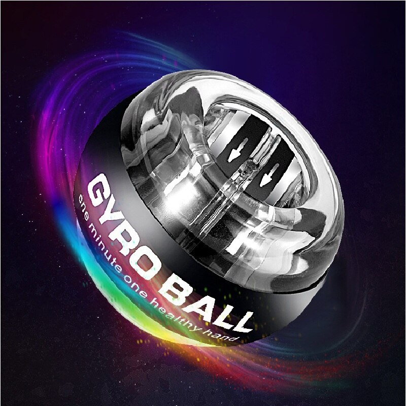 Wrist Ball Trainer Gyroscope Strengthener Gyro Power Ball Arm Exerciser Exercise Machine Gym Fitness Equipment with/withou light