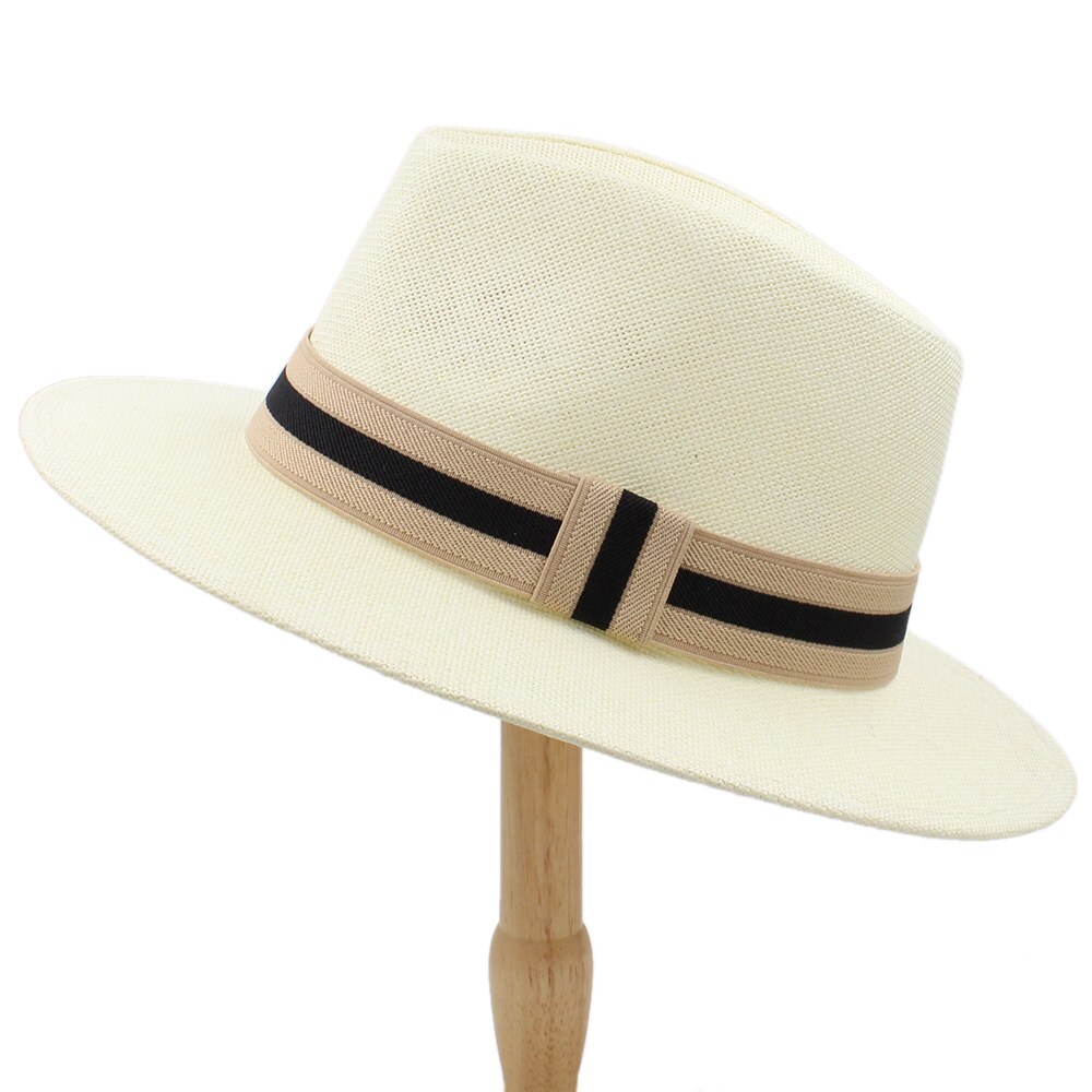 Chapeau De Soleil En Paille Tressée - Large Bord Pliable - Unisexe (homme/femme) - Pour Plage, Jardin, Voyage