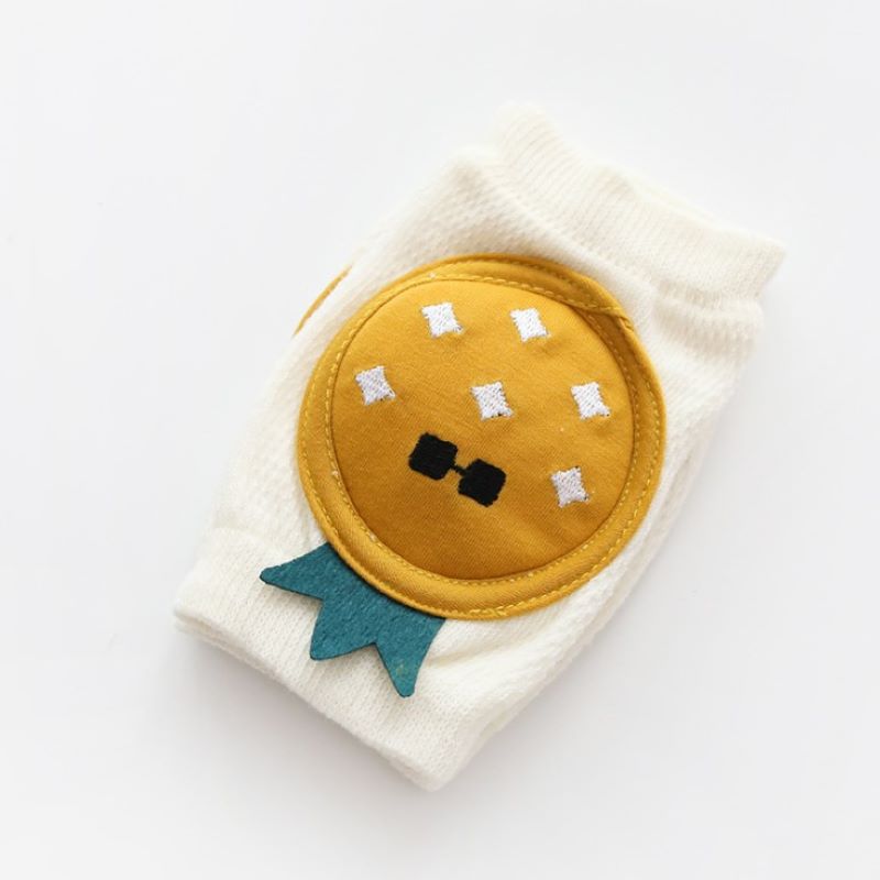 1 par sommar bebis knäskål barn knäskydd bebis flickor pojkar säkerhet krypande armbågskudde spädbarn småbarn bebis ben knästöd: Ananas