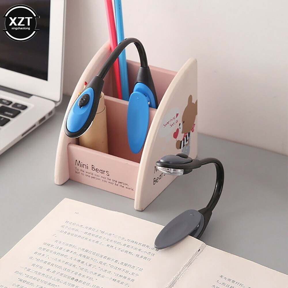 LED Buch Licht Mini Clip-an flexibel Helle LED Lampe Licht Buch Lesen Lampe Für Reise Schlafzimmer Buch Leser weihnachten