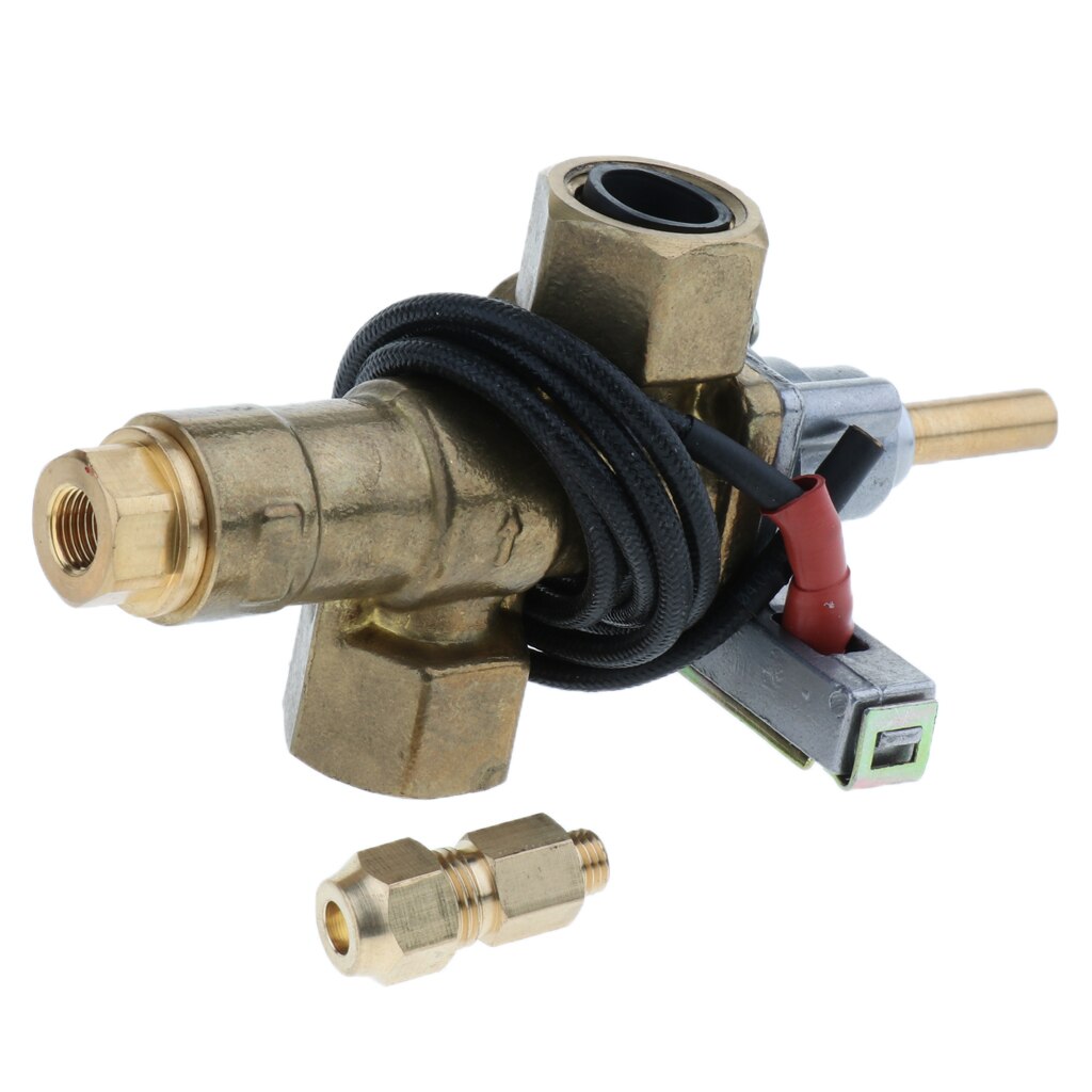 LH Gas Oven Stove Burner Control Valve With Ignition Wire 21mm Control Valve