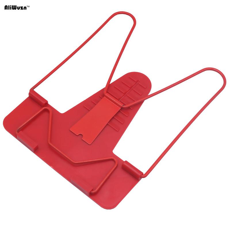 1 Pcs Top Adjustable Portable Document Book Stand Holder Reading Rrame Desk Holder Tilt Bookstand: Red