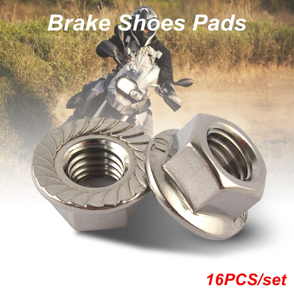 Wheel Locking Lug Nuts 10x1.25 Threads Stainless Steel 16 Pcs Grandado