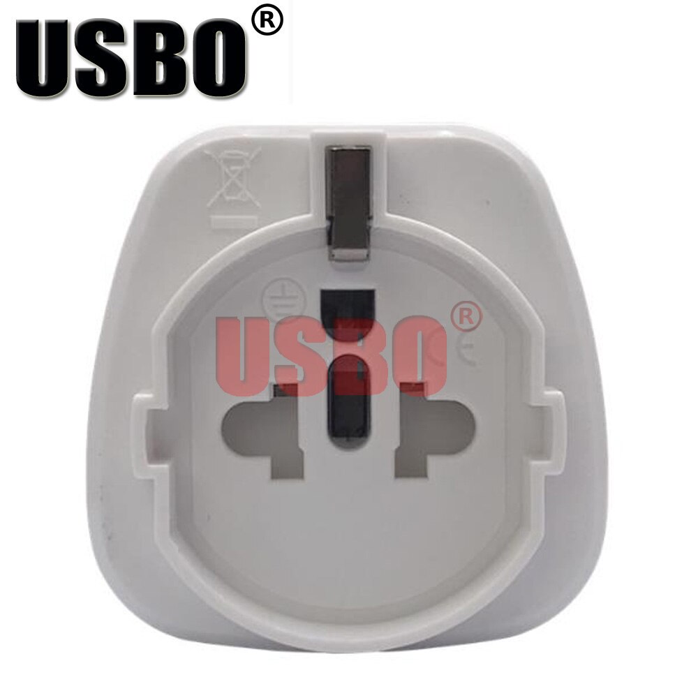 Black white universal 10A 250V British Grounding travel adaptor plug Hong Kong Singapore Malaysia embedded converter Type-I