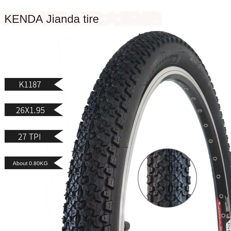 KENDA K192 MTB Bicycle Tyre 26x1.25/26x1.5/26x1.75/26x1.95/26x2.125 /26x1-38mm Kenda 26er All Size MTB Tyre Mountain Bike Tires: K1187 26 X 1.95