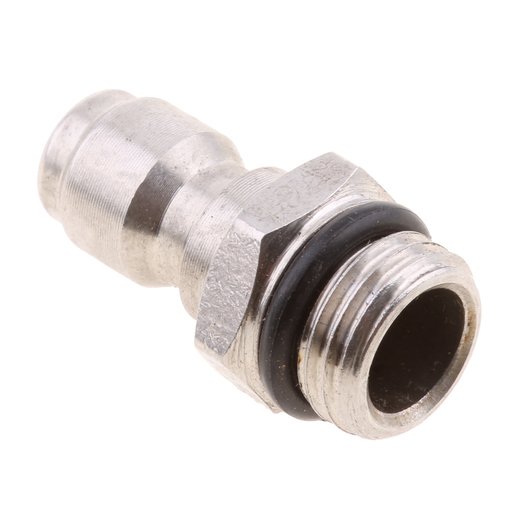 Compressed Air Plug Insertion Nipple 1/4 Inch With Male Thread Plug Nipple Quick Coupling