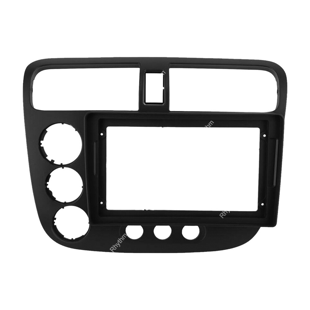 9 Inch Car Fascia For Honda Civic 2001-2005 LHD Double Din Car Frame Dashboard Install Panel Trim Refitting Kit