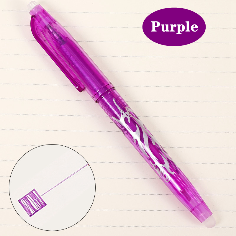 8PCS YDNZC Erasable Pen 8 Colors Ink Gel Pen of Styles Rainbow Best-selling Drawing Stationery Pens For School