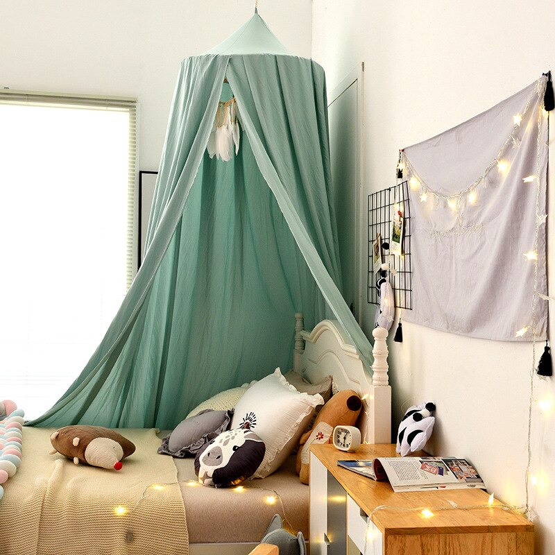 Nordic Stijl Opknoping Prinses Kant Kids Baby Bed Kamer Luifel Klamboe Gordijn Beddengoed Koepel Tent Home Decor: 9