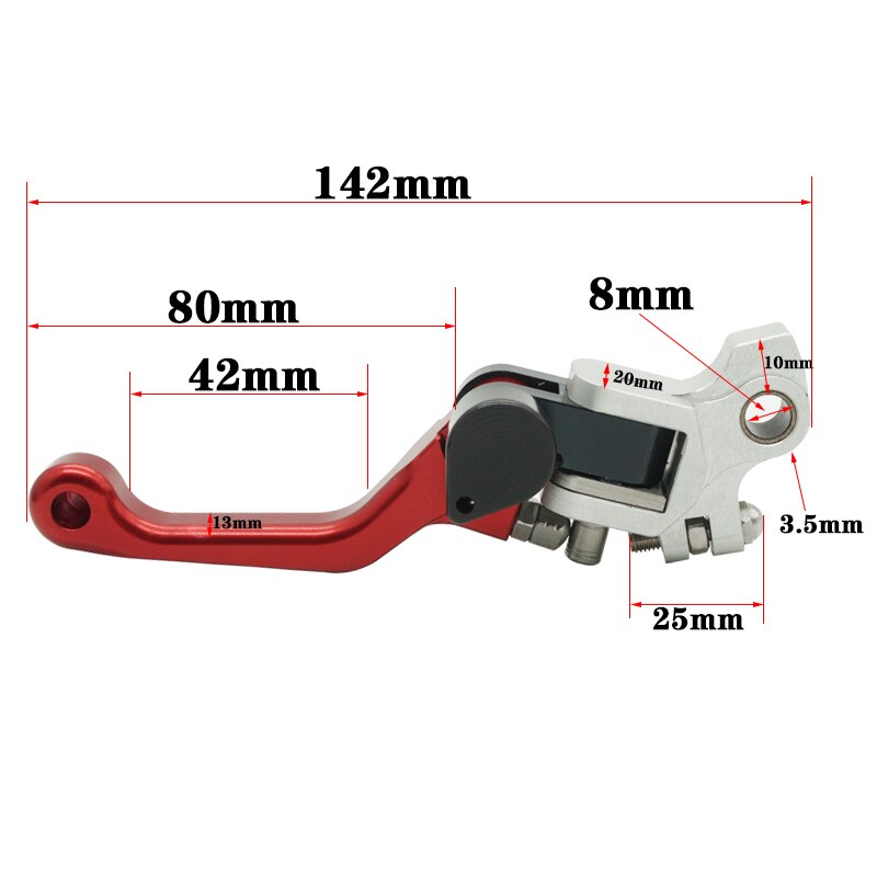 Système de freinage de moto en alliage d&#39;aluminium CNC, pour BOSUER M6 M2 M4 KAYO T4 et T6 K6