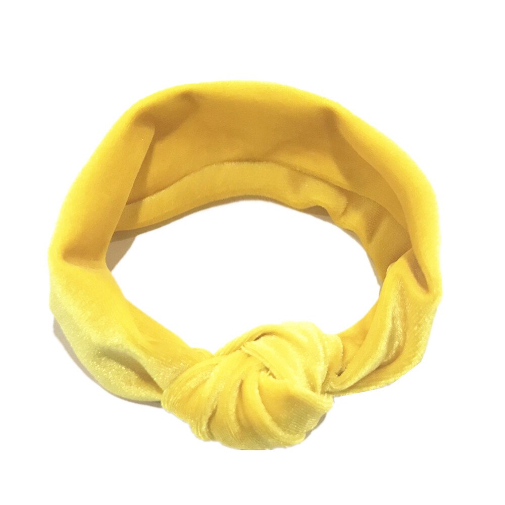 Baby strik hoofdband fluwelen kinderen meisjes haarbanden tulband voor meisjes hoofdbanden zomer bandeau bebé accessoires  b0068