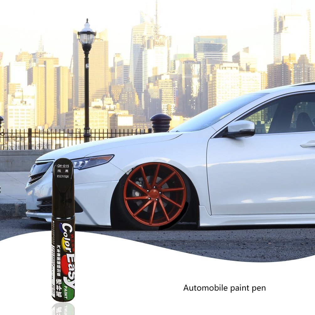 Car Touch Up Pen Set Car Paint Surface Repair Scratch Repair Paint White Gray Black Red Mixed Color Paint Pen