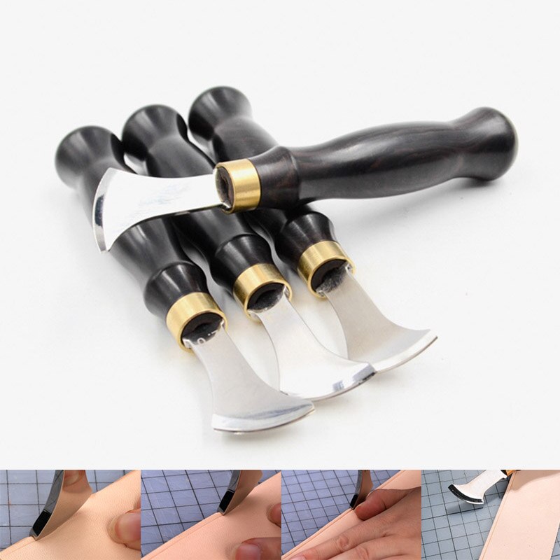 Leather Shallow Slot Edge Lineer Edge Device Trimmer Leather Crimping Tools H99F