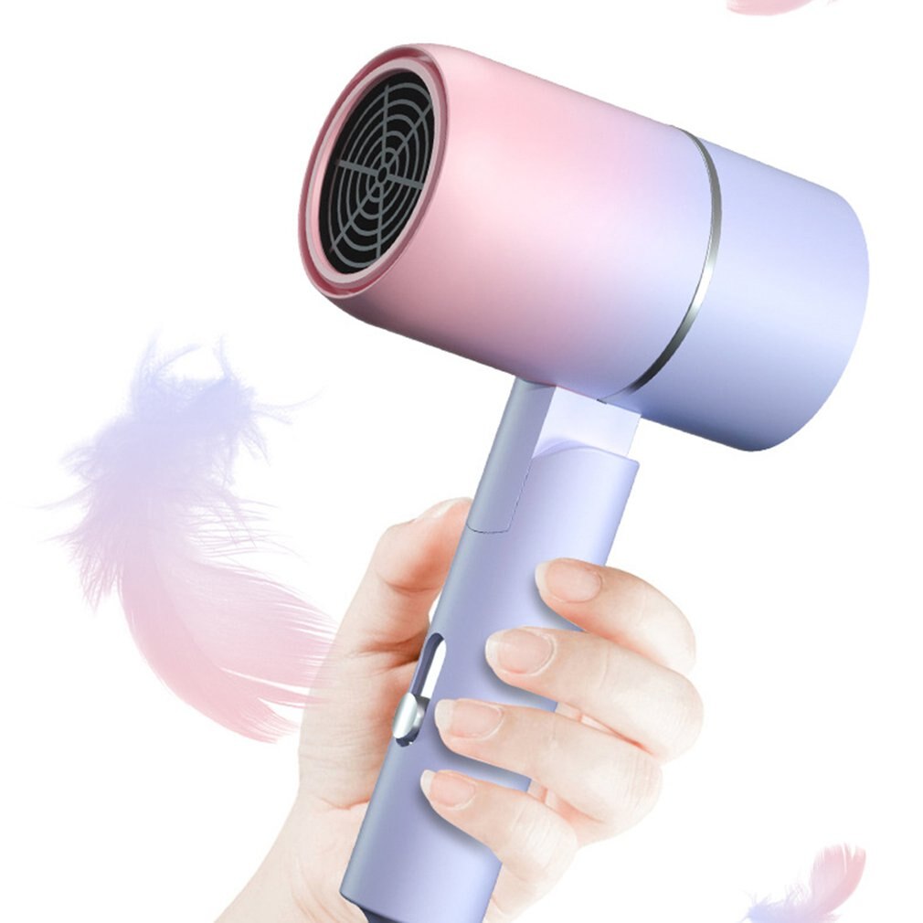 Hair Dryer Salon Folding Ionic Dry Hair Blow Dryer With Diffuser &amp; Concentrator Powerful Fast Drying Hairdryer