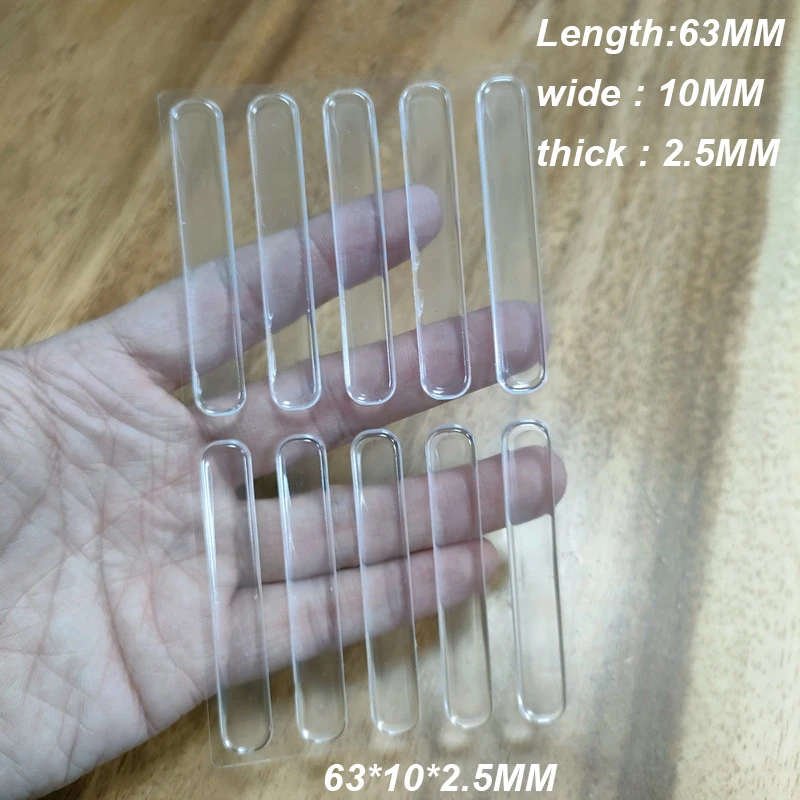 Selbstklebender Türstopper, transparente Gummi-Möbelpolster, mehrere Spezifikationen, Dämpfer, Puffer, Schrankstoßstangen, Silikonschutz: Stein