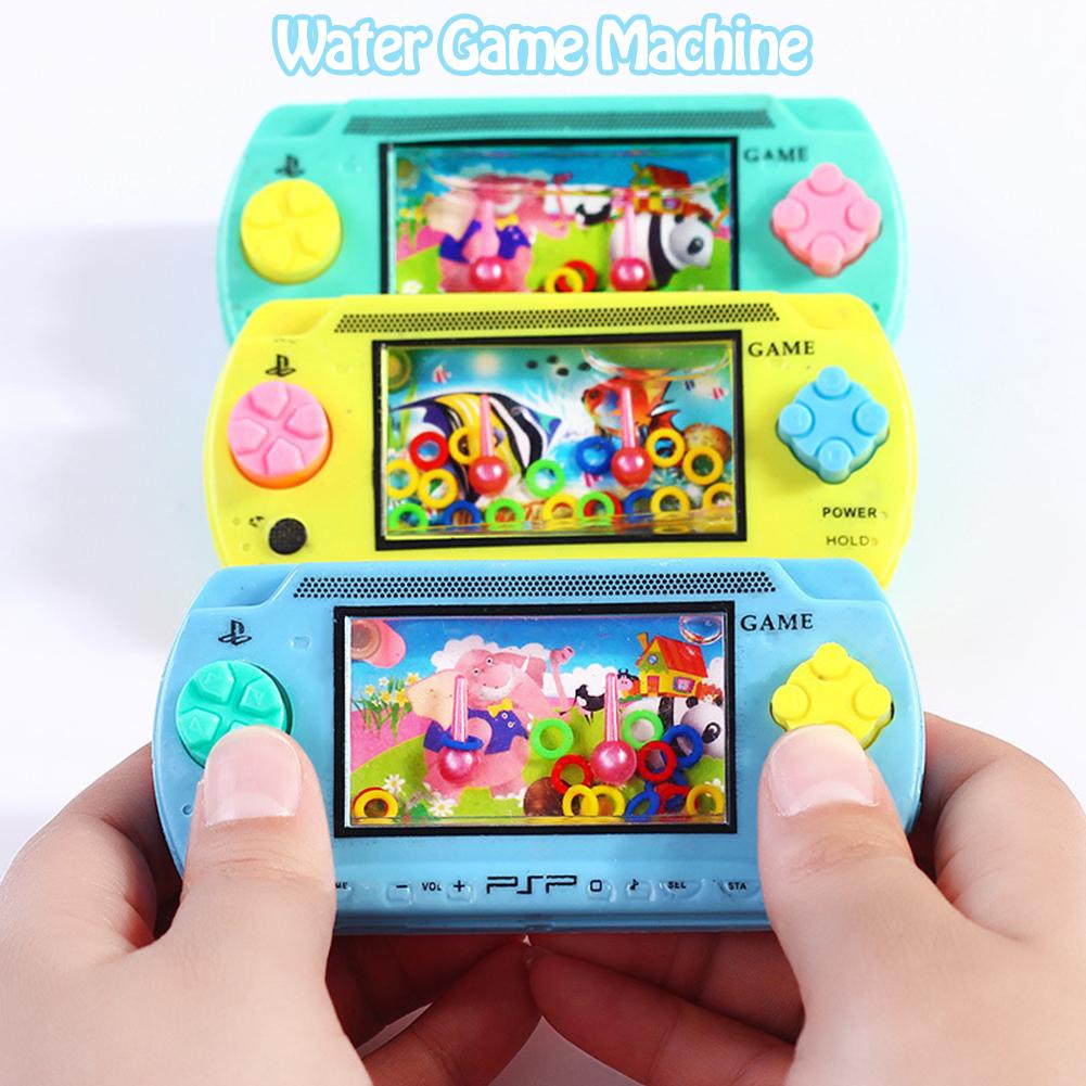 Kid Thinking Ability Toys Water Ring Toss Child Handheld Small Game Machine Parent-Child Interactive Game Toys Random Color