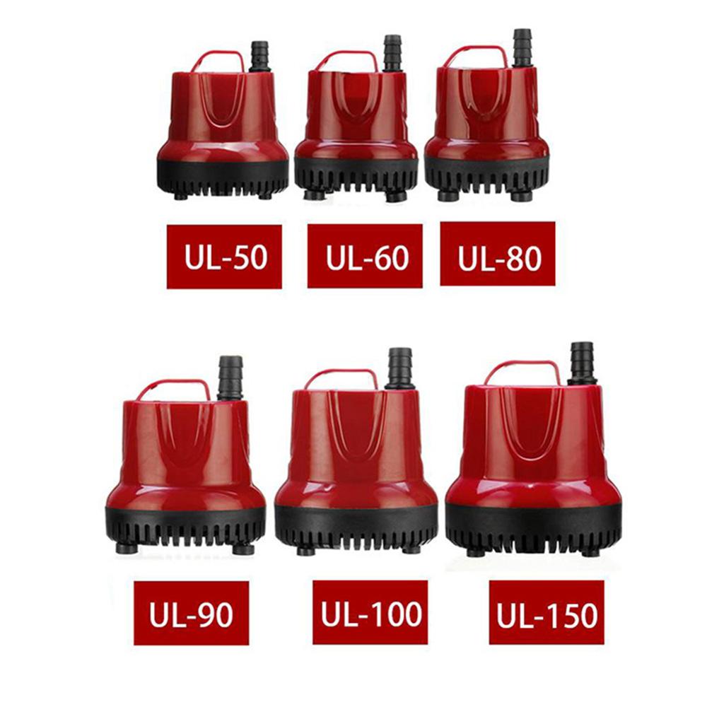 Water Pump 10-80W AC220-240V 50Hz Submersible Ultra-Quiet Pump Fish Tank Aquarium Pond Spout Feature Pump Full Automatic GB plug