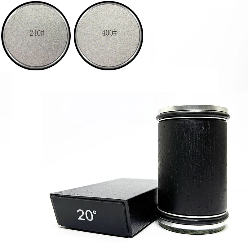 Rolling Knife Sharpener Magnetic Knife Holder Diamond Sharpening Stone 15 & 20 Degree Roller Sharpening for Kitchen Knives Tool