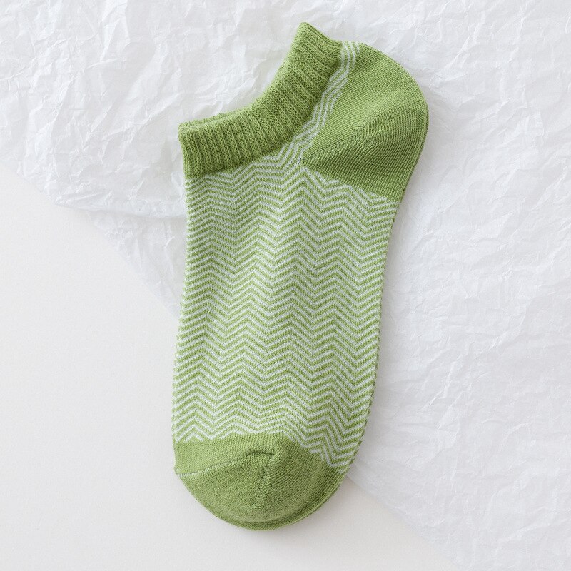 Cute Women Cotton Cartoon Fruit Ankle Socks Summer Japanese Avocado Cute Boat Socks Casual Soft Girls Short Socks: avocado sock R