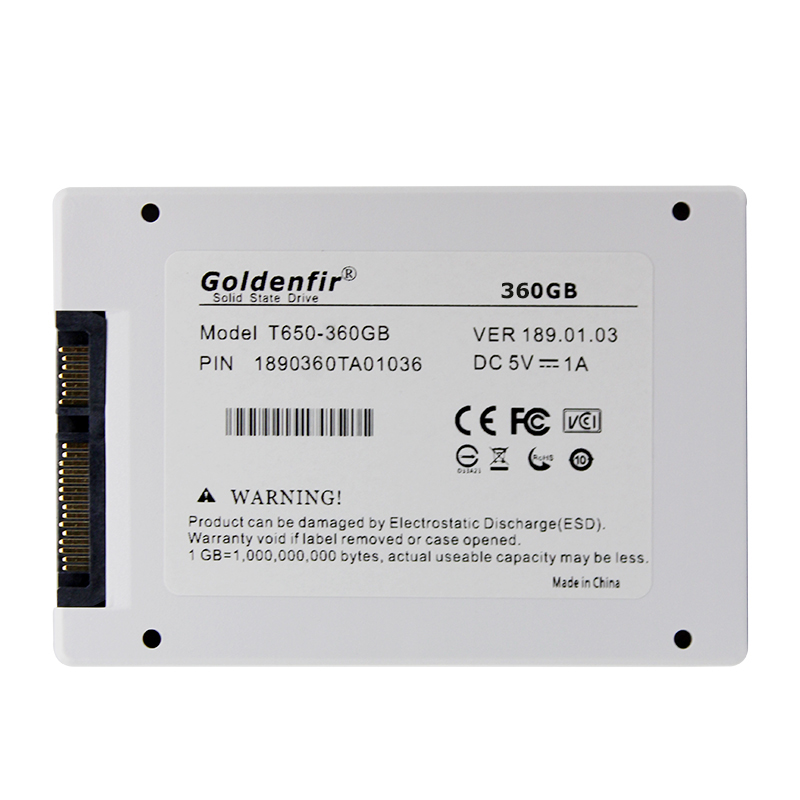 Hard drive disk ssd 360 gb Goldenfir solid state drive disk voor deskbook nnotebook 360 gb ssd disk interne