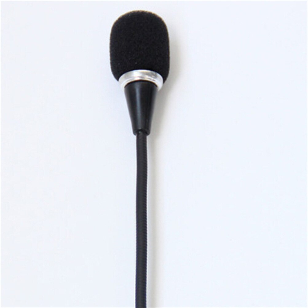 Mini 3.5mm Jack Flexible Microphone Speaker Mic For PC Computer Laptop Notebook Condenser Microphone
