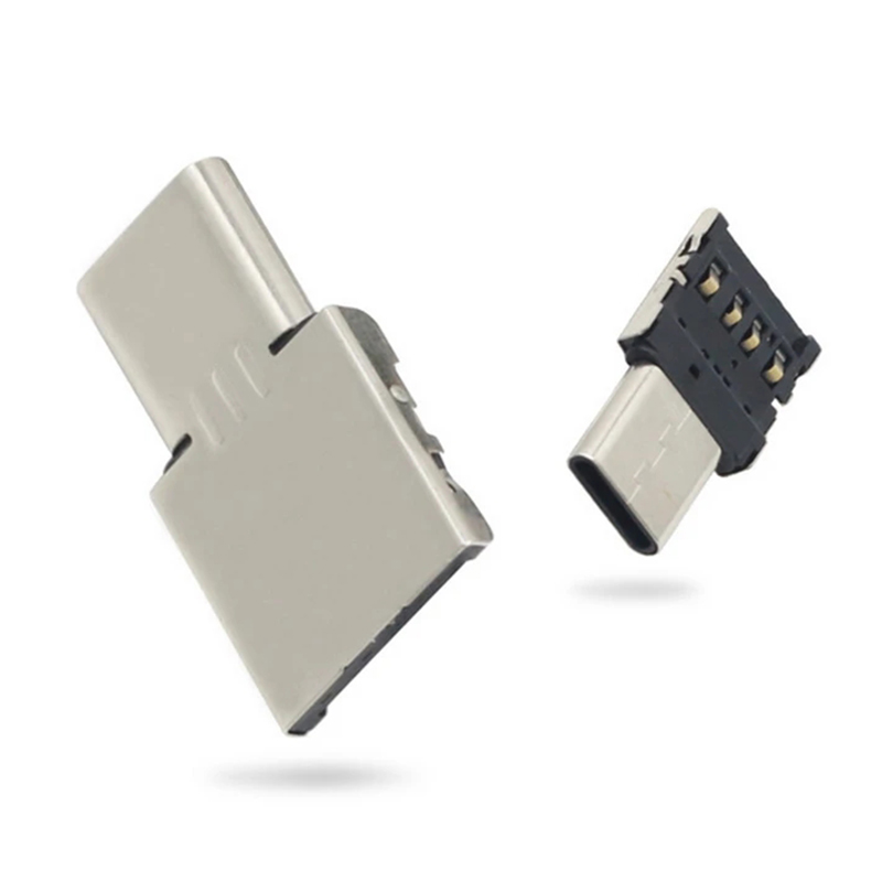 1-5 uds USB 2,0 OTG adaptador USB-C a USB A convertidor adecuado para Macbook portátil PC Micro USB macho a USB hembra conector OTG