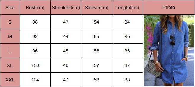 Women Denim Jeans Dress Button Summer Long Sleeve Casual Tops Mini Shirt Dress Bikini Cover Up Beachwear
