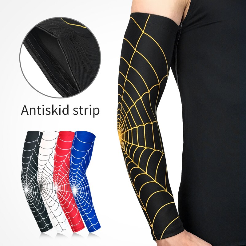 Quick Dry UV Schutz Compression Arm Sleeves für Basketball Ellenbogen Pad Fitness Armschützer Sport Radfahren Hülse