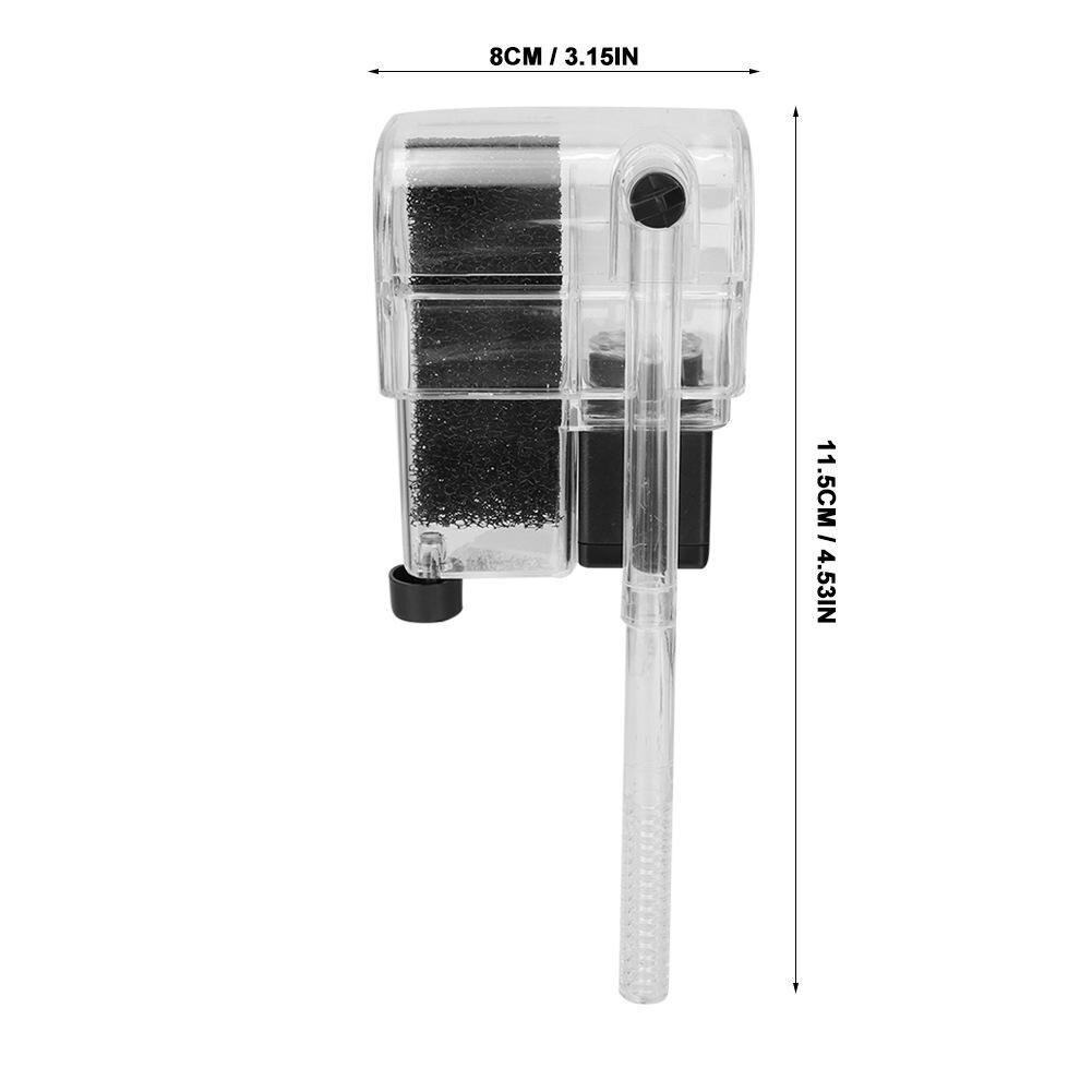 SM-802 3W Fish Bowl Filter 3 in 1 Submersible Pump Filter