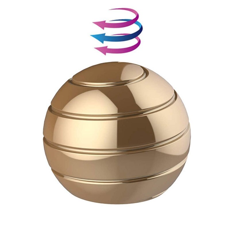 Fidget Spinner Bal Kinetische Bureau Speelgoed Angst En Stress Relief Voor Volwassenen Kids Autismo Zintuiglijke Balle Anti Stress: Goud