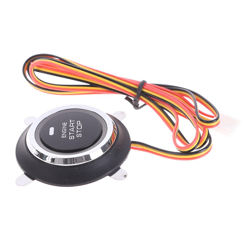 Botón pulsador de arranque de motor de coche, interruptor de arranque de entrada sin llave, 12V, 1 ud.