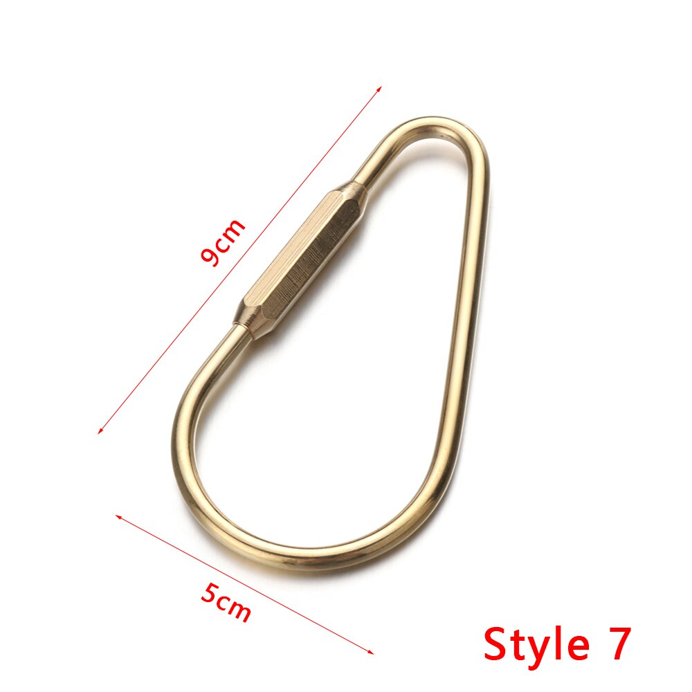 Portátil llavero latón portátil único herramientas de manualidades diy silbato gobernante colgante de llavero de la joyería llaveros Accesorios: 7