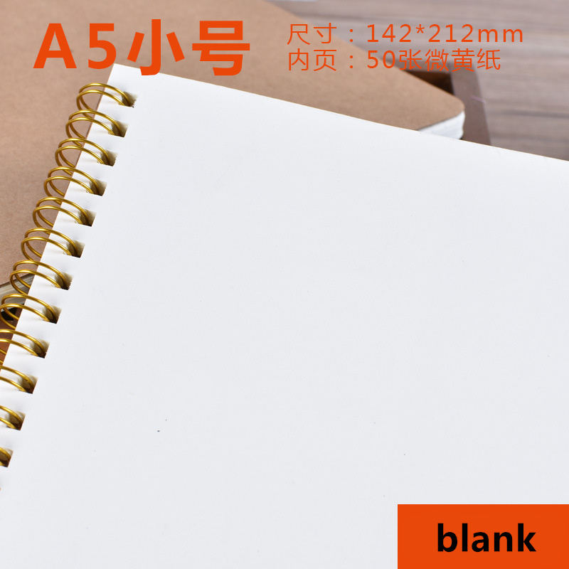 Notatbok  a5 journal medium kraft rutenett prikk blank daglig ukeplanlegger bok timeplanlegger skolerekvisita skrivesaker gave: En