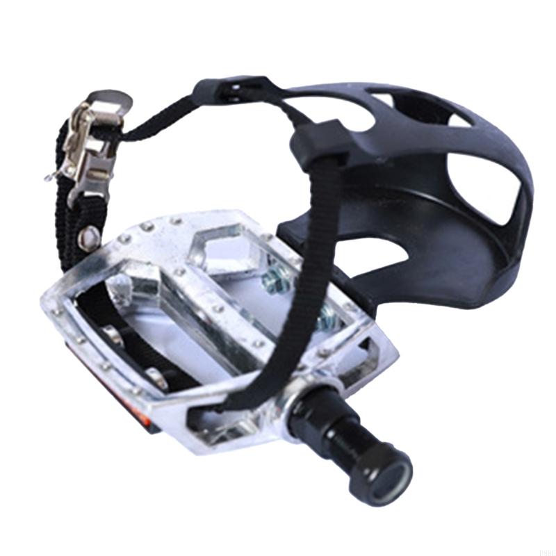 P88E Bicycles pédales Toe Clip Cage Pédales spin pour le vélo le vélo stationnaire intérieur