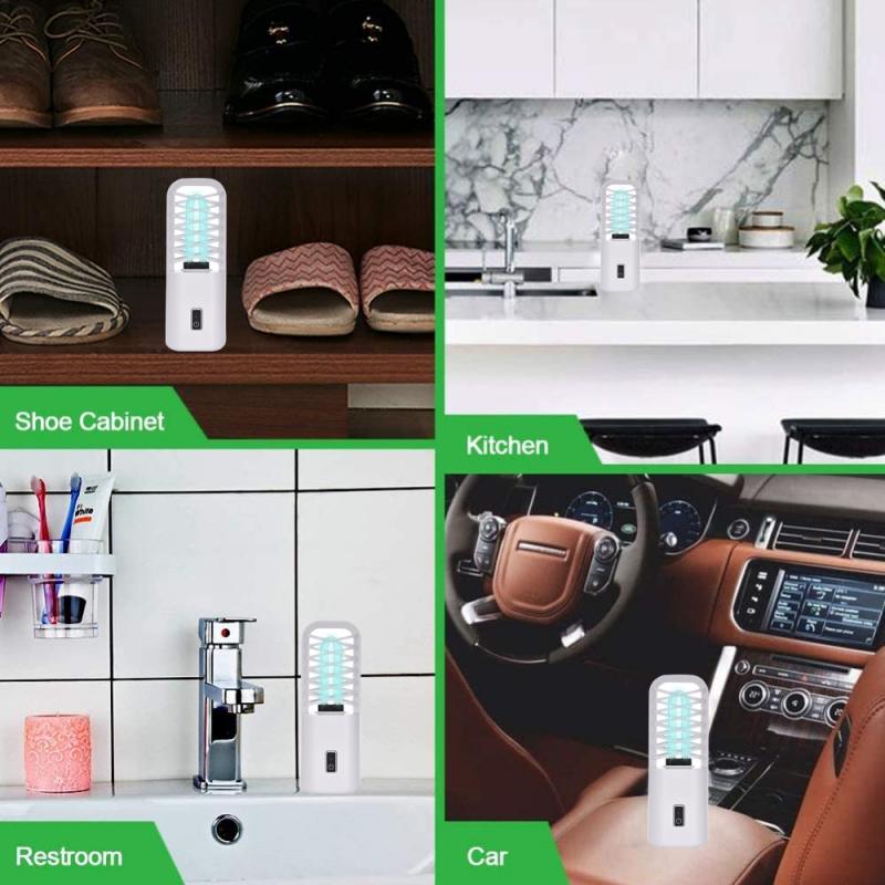 2.5W 800mA USB Ultraviolet LED Portable Handheld Bulb UV Light LED Portable Handheld Bulb Disinfection Lamp UVC Sterilize