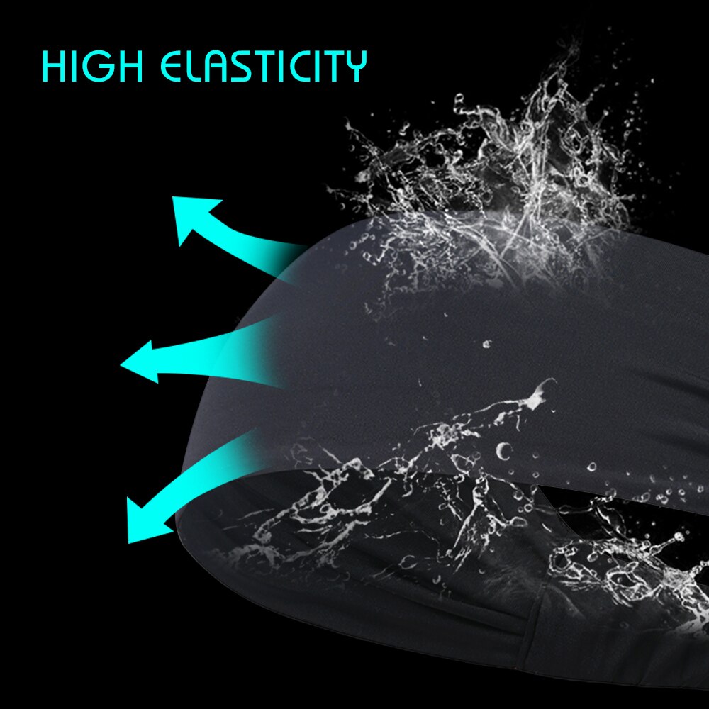 fascia per capelli fascia elastica sport fasce per capelli ciclismo correre capelli testa fitness jogging tennis yoga palestra morbido foulard uomo donna