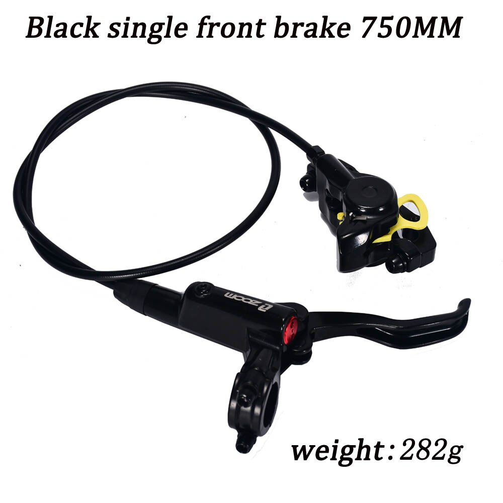 Zoom Mtb Fiets Hydraulische Rem Geïntegreerde Olie Rem Schijfrem Mtb Fiets Voor/Achter Hydraulische Schijfrem: Black single front
