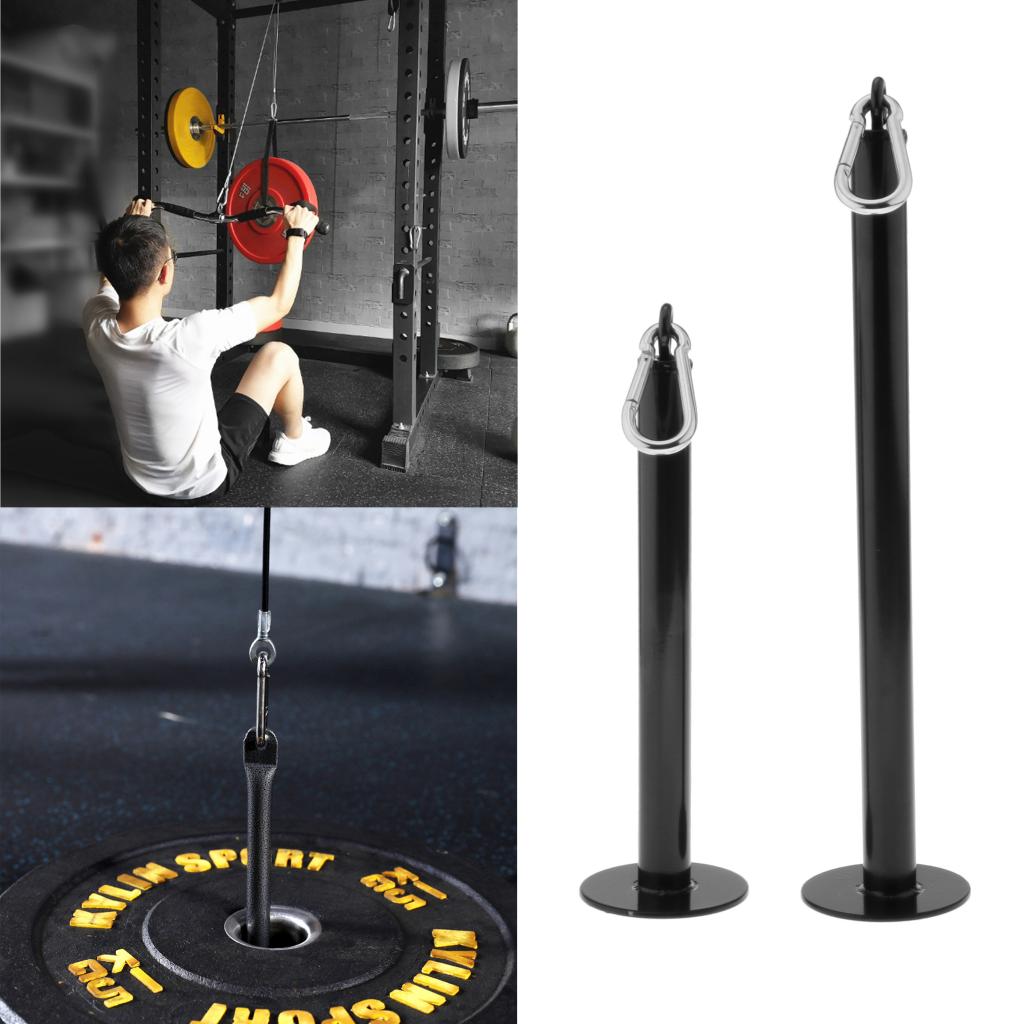 Weight Plate Loading Pin Holder Grip Strength Triceps Roller Weights Stand Rack