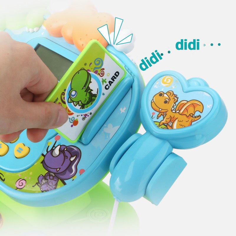 Multi-funktion Karikatur supermarkt Also tun, spielen freundlicher Mini rolle spielen kassierer einstellen mädchen früHenne bildung pädagogisches spielzeug