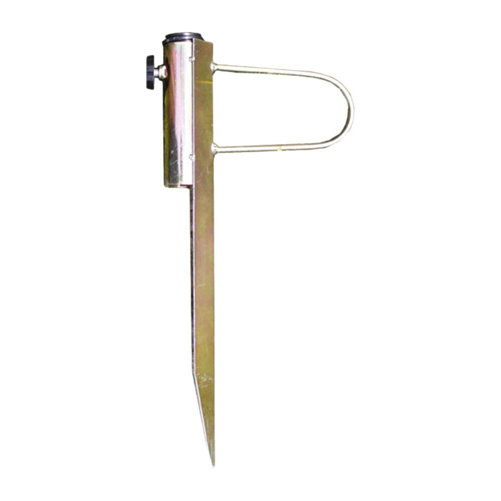 Soporte ajustable para sombrilla de playa, paraguas de pesca con punta, soporte de anclaje para tierra, paraguas de acero inoxidable para exteriores