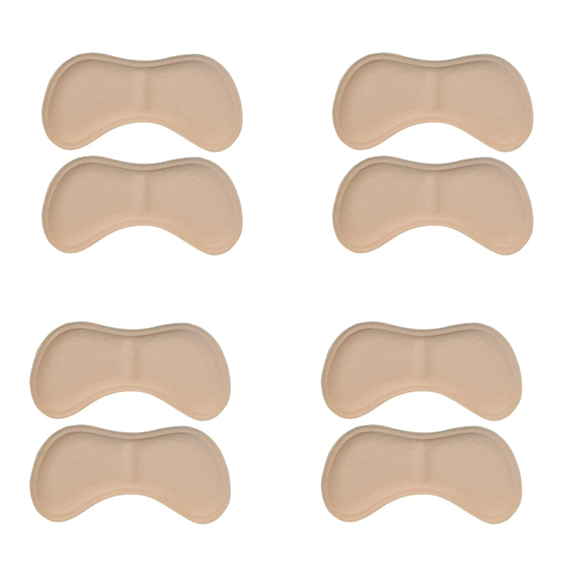 Heel Insoles Patch Pain Relief Anti-wear Cushion Pads Feet Care Heel Protector Adhesive Back Sticker Shoes Insert Insole: Brown