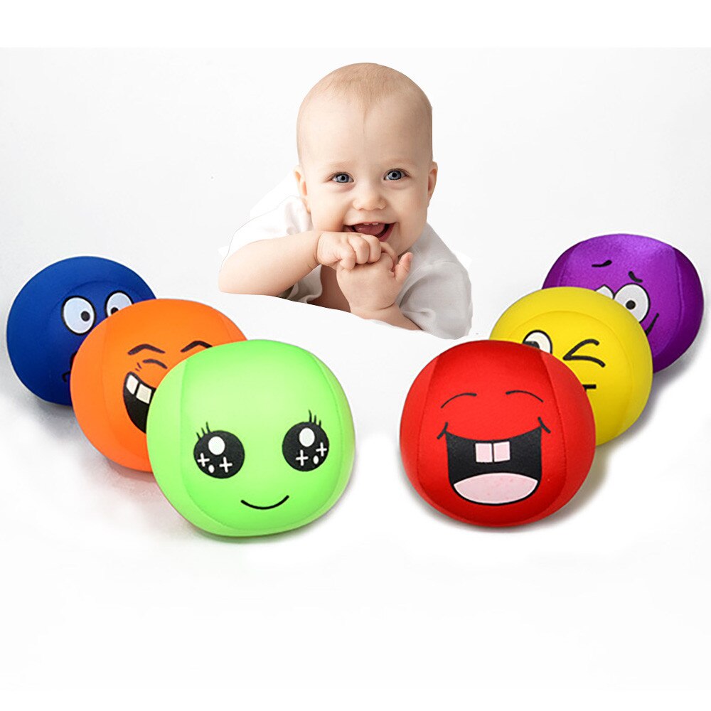 Smile All kinds Hand Grip Pressure Reliever Anti Stress Ball Toys Fitness Hand Finger Trainer Rehabilitation handball toy L1227