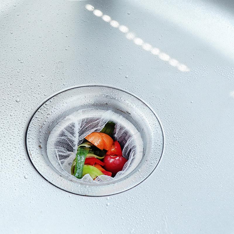 20/50 st diskbänk avloppsfilter hål sopsil nät engångssoppåse köksavfall badkar avloppsfilter tillbehör