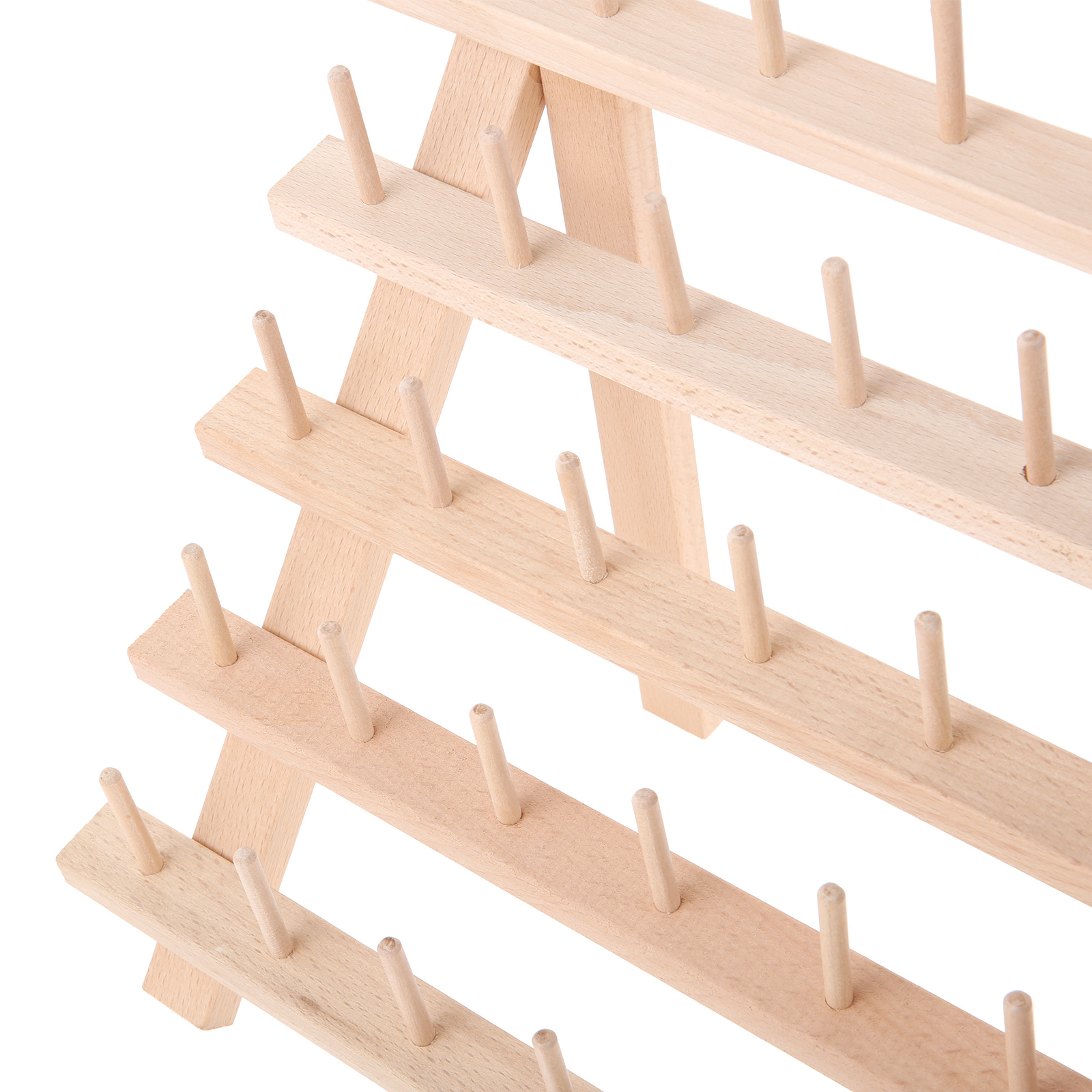 1SET Wall Mounted Thread Rack Stand Shelf Organizer Embroidery Sewing Holder Quilting Knitting Hair-braiding Accessories Decor