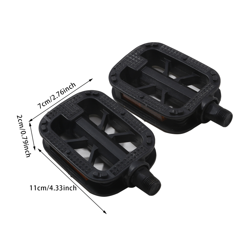 1 Pair Bicycle Pedals Ultralight MTB Road Pedals Bicycle MTB Accessories Foot Pedals Anti-skid Pedals Standard Universal Pedals: Default Title