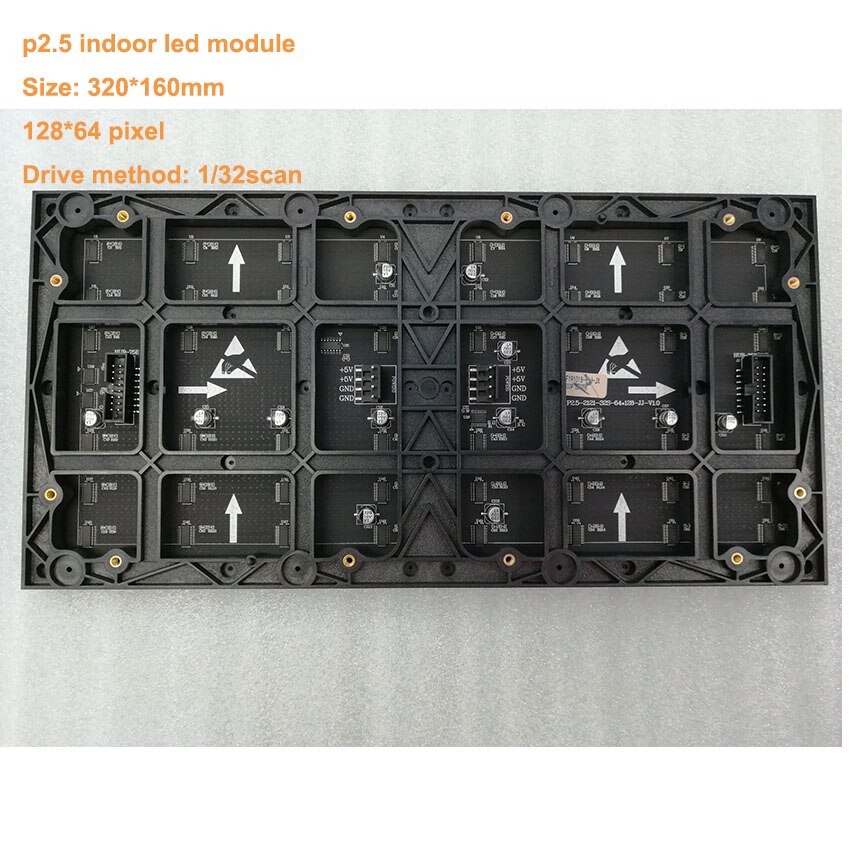 P2.5 Indoor Led Teken SMD2121 Mini Led Module 320*160Mm Hd Reclame Screen Wall Matrix Led panel P2 P2.5 P3 P4